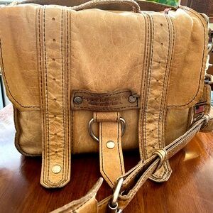 Copper River Bag Co 10” camera bag, light tan, full leather